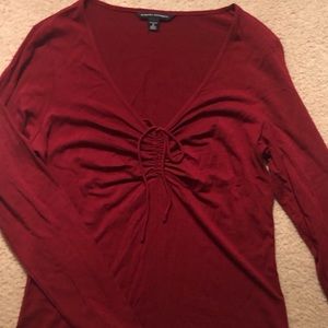 Banana Republic red shirt perfect Sz M